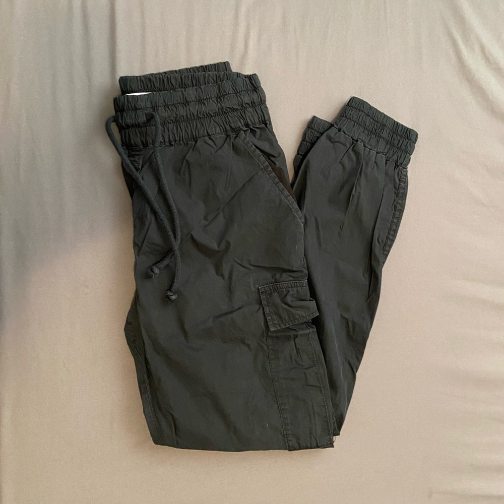 Black Cargo Jogger